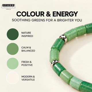 Green Aventurine Tila Bracelet