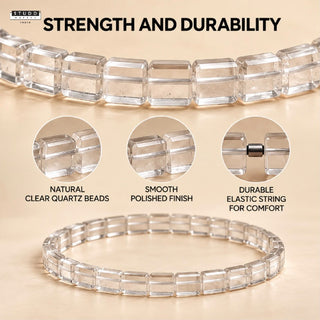 Clear Quartz Sleek Bracelet