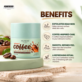 Whipped Coffee Exfoliator – Scrubs Dead Skin to Reveal Glow