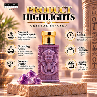 Amethyst King Crystal Infused Attar – 6 ml
