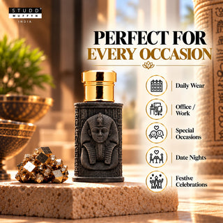 Pyrite King Crystal Infused Attar – 6 ml