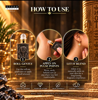 Pyrite King Crystal Infused Attar – 6 ml