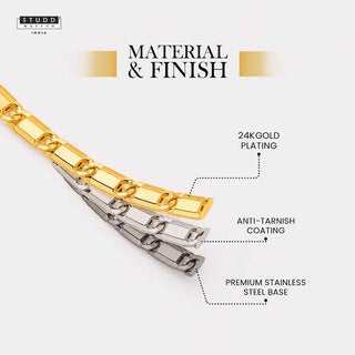 Golden Link Chain - 24K Gold Plated