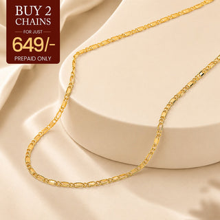Golden Link Chain - 24K Gold Plated