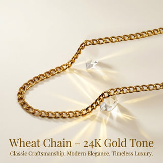 Golden Cuban Chain - 24k Gold Toned
