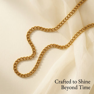 Golden Cuban Chain - 24k Gold Toned