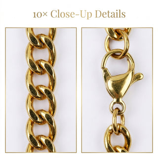 Golden Cuban Chain - 24k Gold Toned