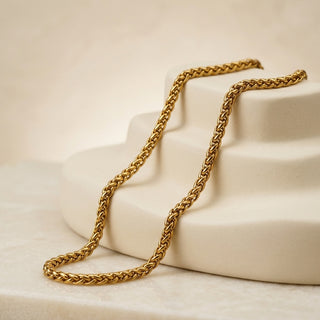 GOLDEN Wheat Chain - 24k Gold Toned