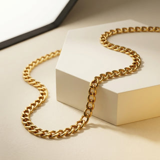 Golden Cuban Chain - 24k Gold Toned