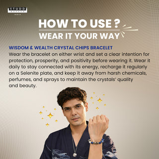 Wisdom & Wealth Crystal Chips Bracelet