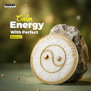 Yin Yang Harmony Selenite Coaster