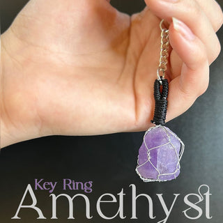 Amethyst Keyring