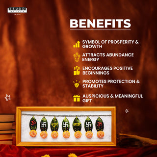 Shubh Laabh Toran Sleek Frame