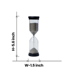 Pyrite Prosperity Flow Hourglass – Classic (40×125 mm)