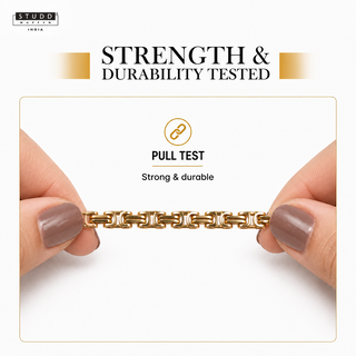 Byzantine Chain – 24K Gold Tone