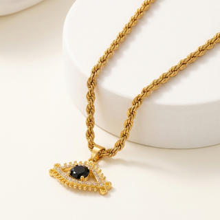 Celestial Eye on 5 mm Rope Chain