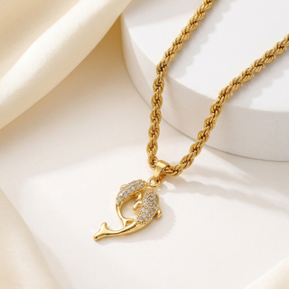 Koi Fish on 5 mm Rope Chain