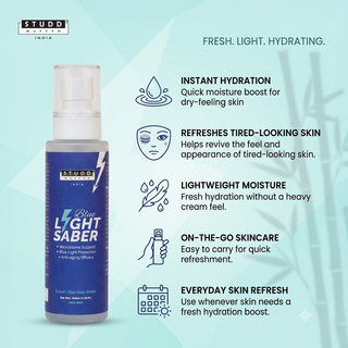 Bamboo Water Hydrating Face Mist | Blue Light Saber – 100ml