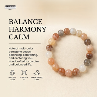 Multi Moonstone Bracelet