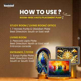 Wealth & Success Crystal Plates [Pack of 3]