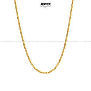 Golden Rice Chain - 24K Gold Tone Plated