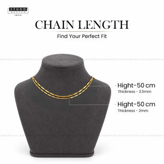Golden Rice Chain - 24K Gold Tone Plated