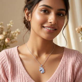 Unicorn Pendant - 24K Gold Tone