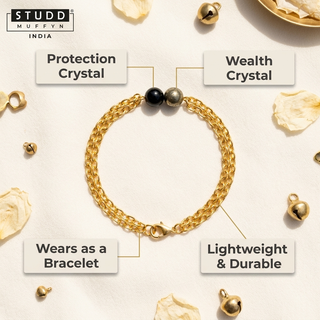 Richie Rich Golden Chain Rakhi
