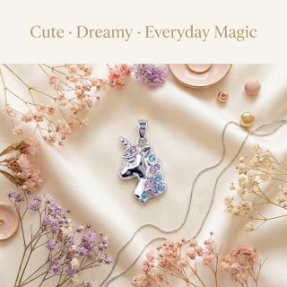 Unicorn Pendant - 24K Gold Tone