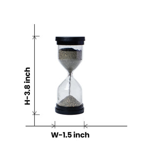Pyrite Prosperity Flow Hourglass – Classic (40×100 mm)