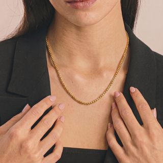 Golden Boxer Chain – 24K Gold Tone