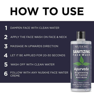 Sanitizing Face Wash