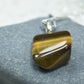 Tiger's eye crystal (Wearable Pendant without chain)