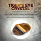 Tiger's eye crystal (Wearable Pendant without chain)
