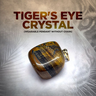 Tiger's eye crystal Pendant (without chain)