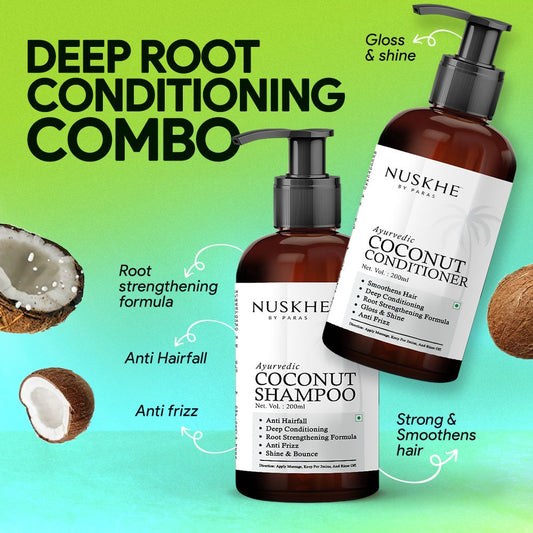 Nuskhe By Paras Deep Root Conditioning Combo (Anti-Dandruff)