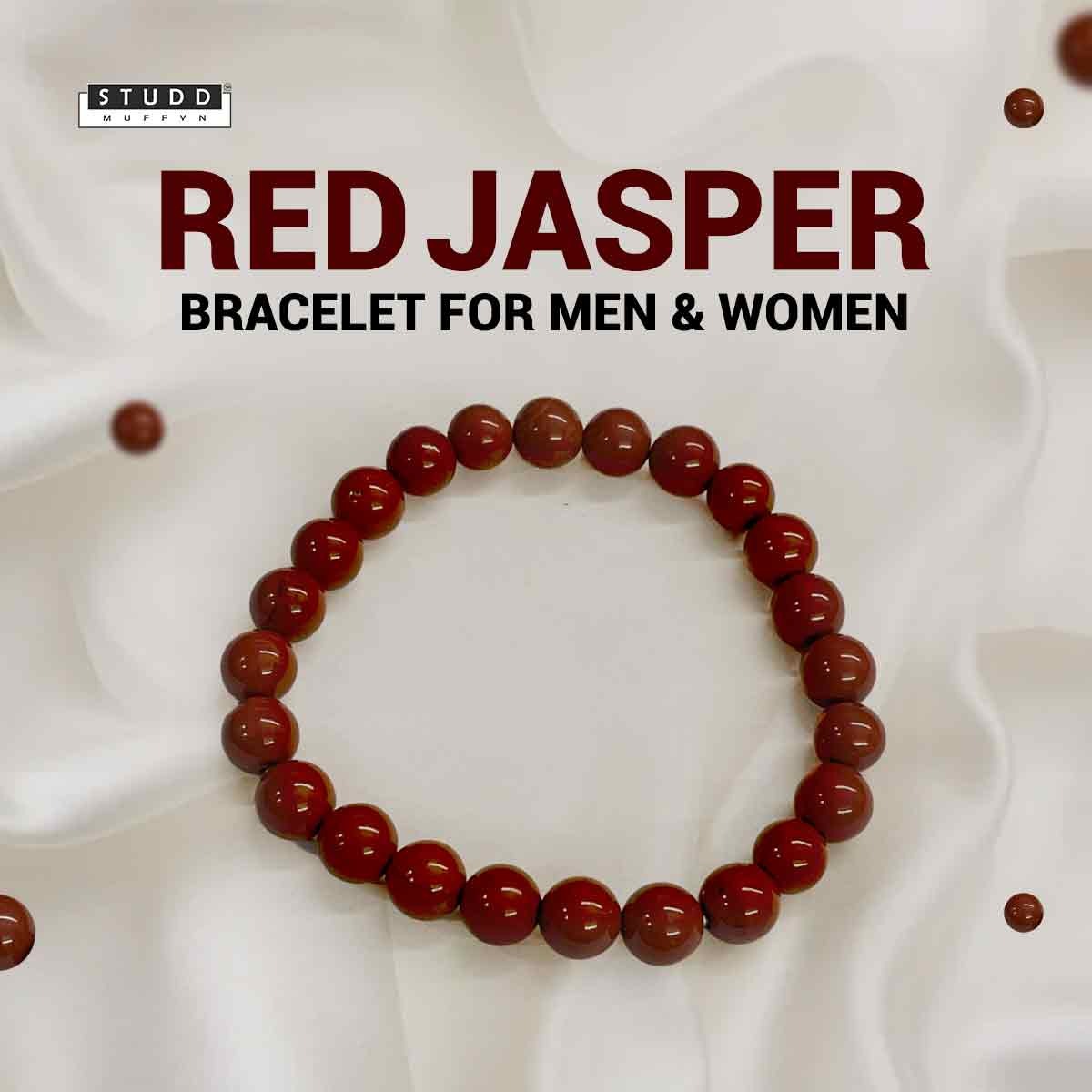 Amazonite & Red Jasper Mala Bracelet - MishkaSamuel