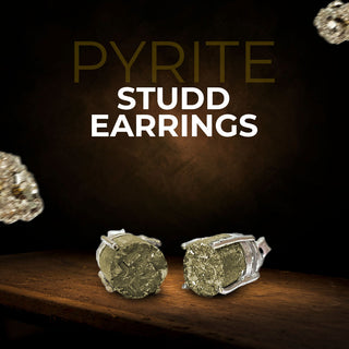 Pyrite Studd Earrings